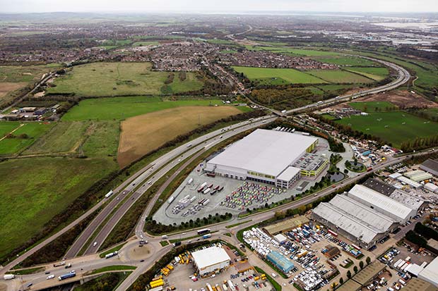 The Ocado site at Purfleet