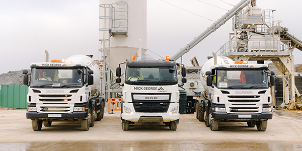 Mick George Group cement free concrete