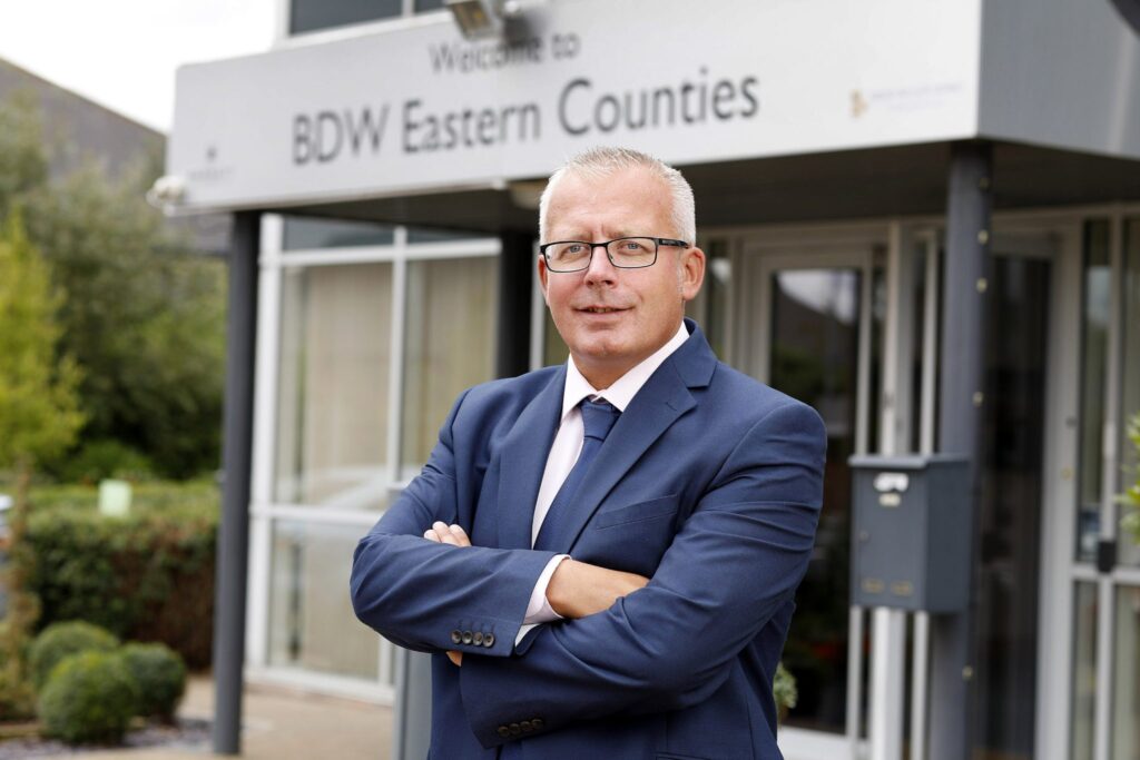 Mark Cotes, managing director Barratt and David Wilson Homes Eastern Counties