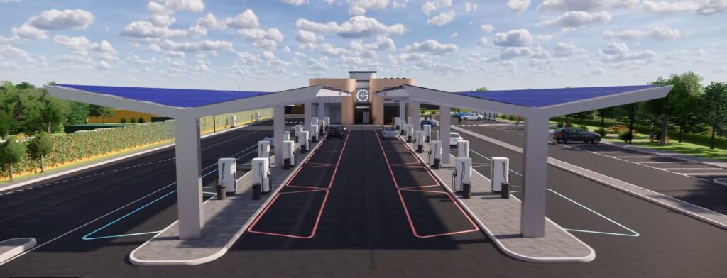 Electric forecourt charging from GRIDSERVE