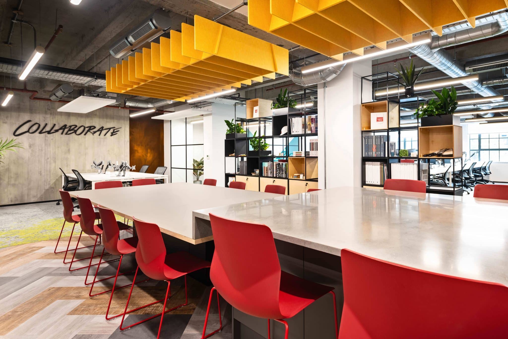 Ingleton Wood London office Collaborate zone