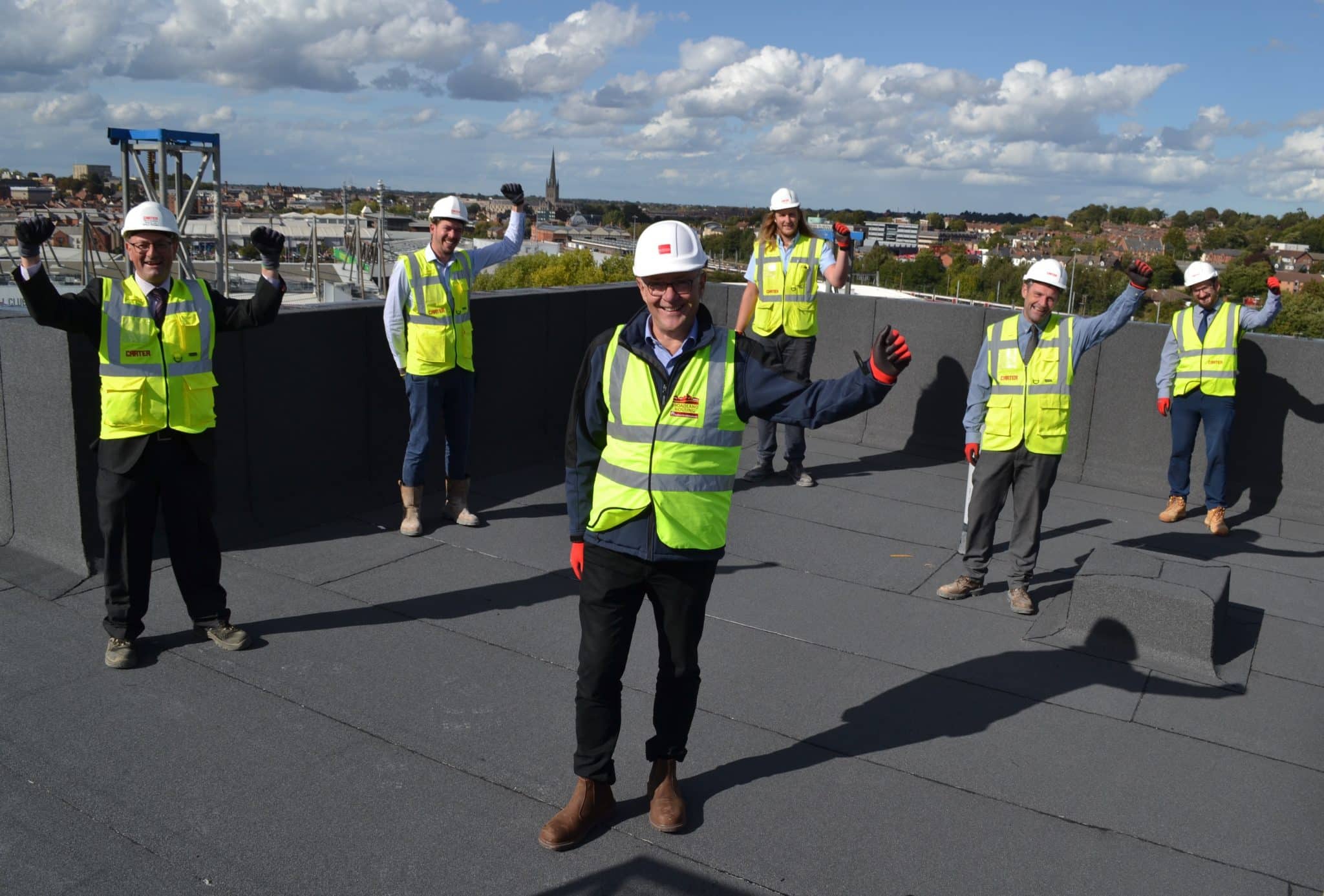 R G Carter Broadland Housing Canary Quay in Norwich