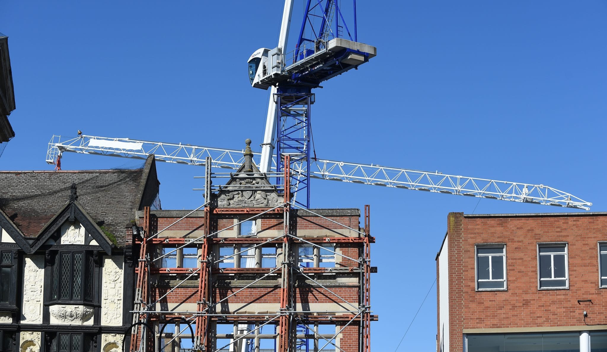 Bury St Edmunds crane