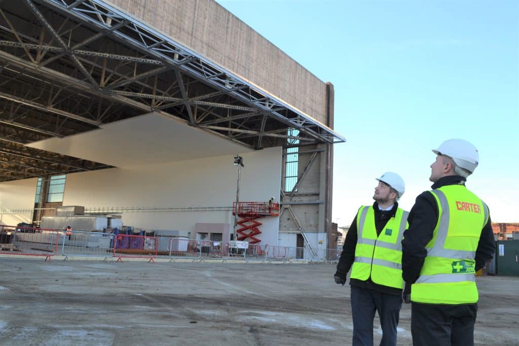 TakeOff at Cranfield University as WWII Hangars get Energy Efficiency