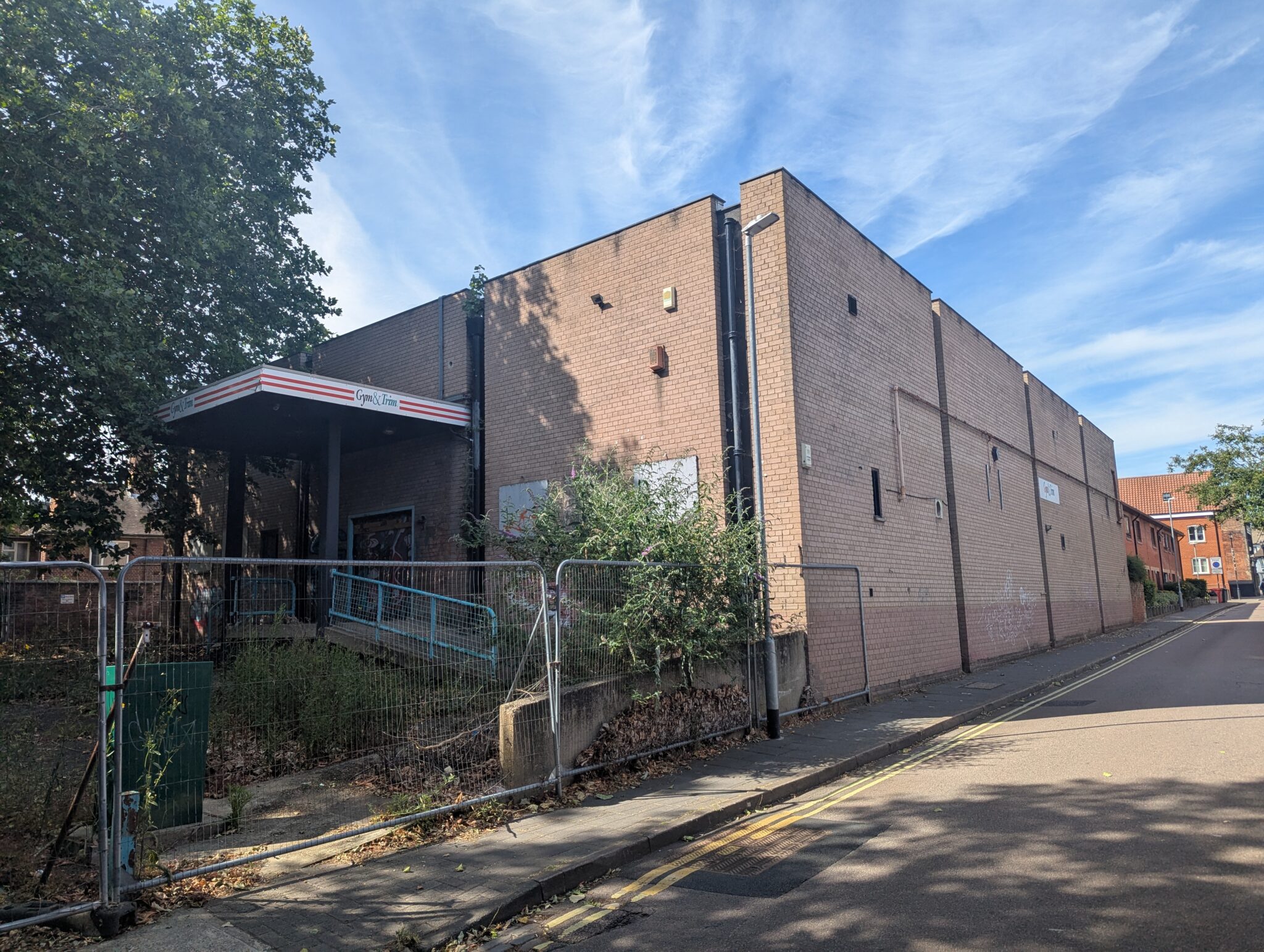 The former Gym and Trim building in Ipswich