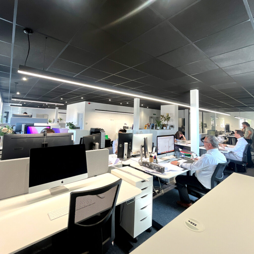 A look inside the new office of Wincer Kievenaar, showing desks and computers