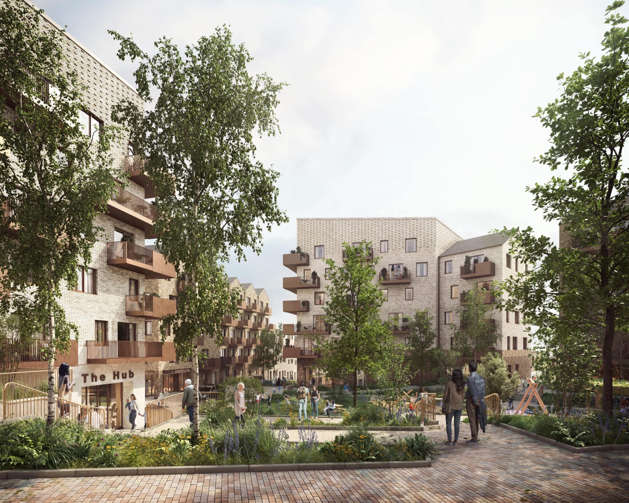 An artist's impression of a new-look Rowley Drive