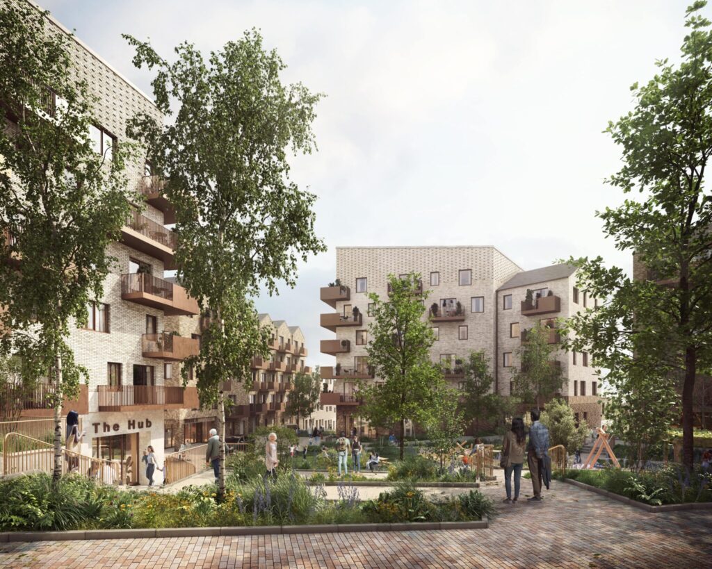 An artist's impression of a new-look Rowley Drive